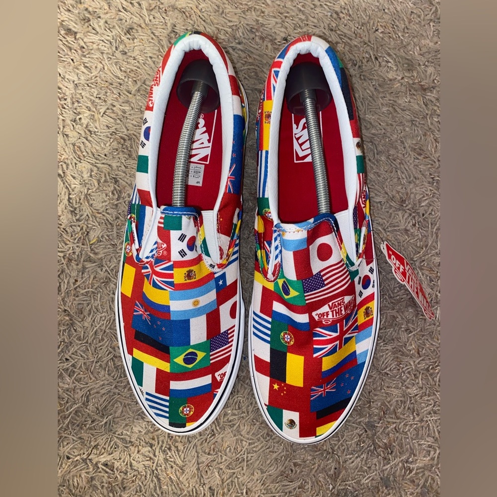 International Flag Vans Slip-on Size 13